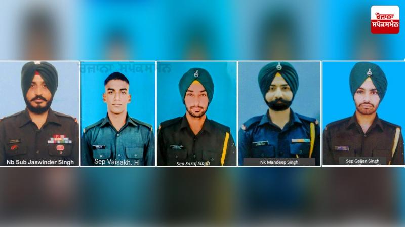 5 Army soldiers martyred