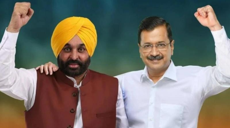Bhagwant Mann, Arvind Kejriwal Bhagwant Mann, Arvind Kejriwal