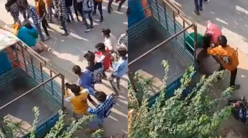 Watch video: Girl sexually harassed by group of youths in MP, video goes viral Watch video: Girl sexually harassed by group of youths in MP, video goes viral