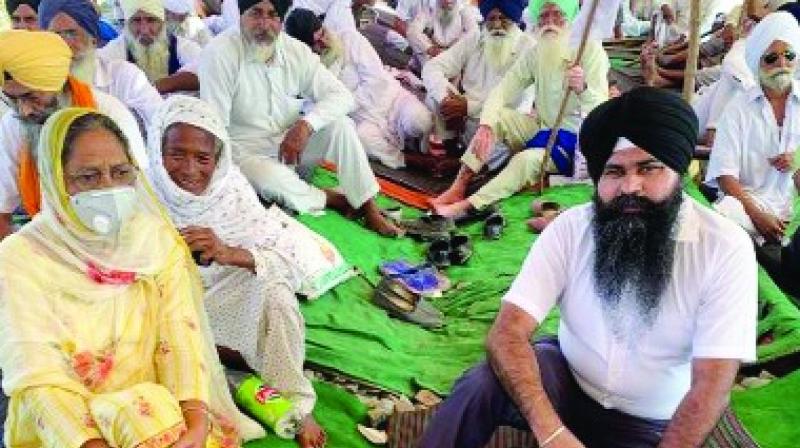 Bibi paramjit kaur khalra In Farmer Protest 