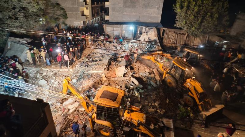 The case of a three-storey building falling in Sohana News The case of a three-storey building falling in Sohana News