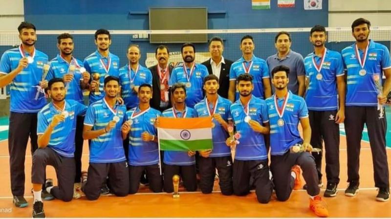 India won the silver medal in the Junior Asian Volleyball Championship