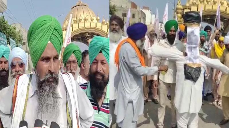 Farmers Protest against Electricity (Amendment) Bill