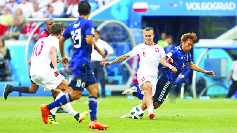Match Between Japan And Poland Match Between Japan And Poland