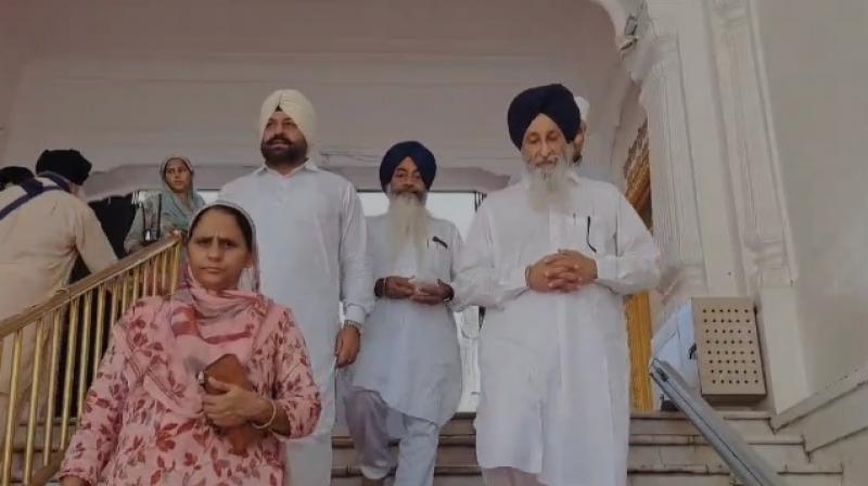 Adesh Partap Singh Kairon arrived at Sri Akal Takht Sahib Adesh Partap Singh Kairon arrived at Sri Akal Takht Sahib