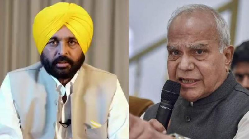 CM Bhagwant Mann, Banwarilal Purohit