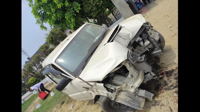 Punjab Governor security personnel vehicle Accident Punjab Governor security personnel vehicle Accident
