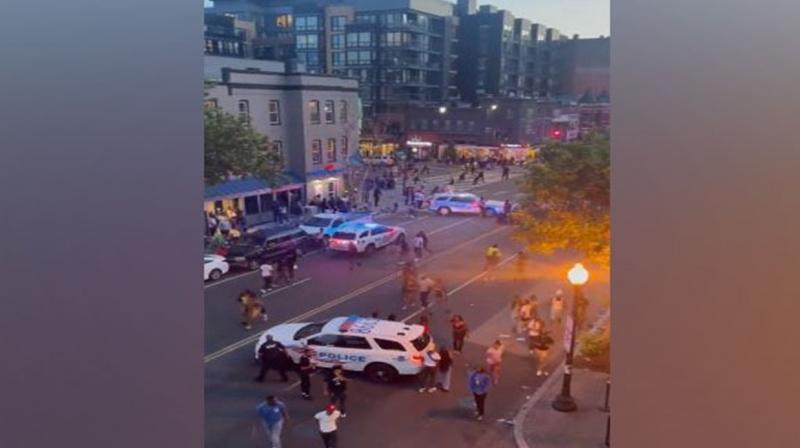 firing near White House building