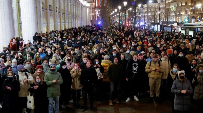 Anti-War Protests Across Russia Anti-War Protests Across Russia