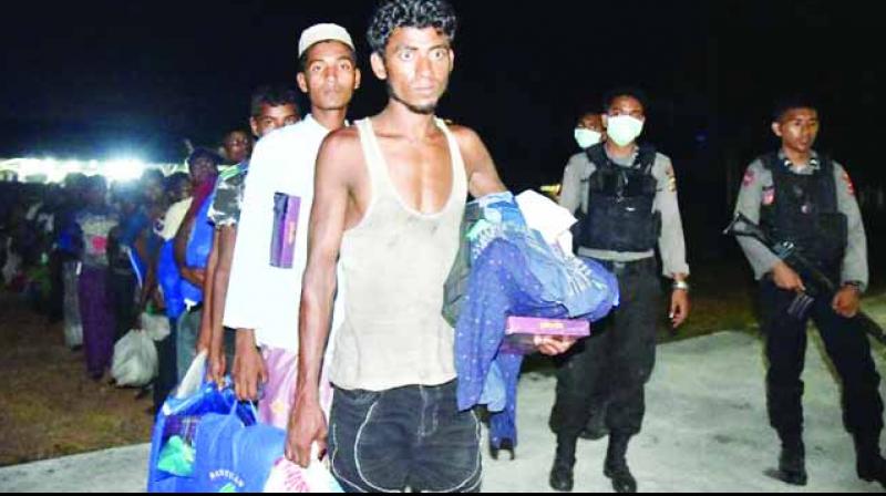 76 Rohingya refugees 76 Rohingya refugees