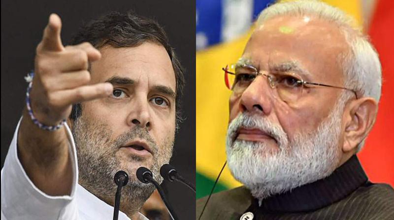 Rahul Gandhi and Narendra Modi Rahul Gandhi and Narendra Modi