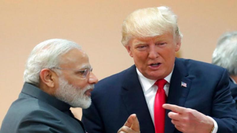 Narender Modi, Donald Trump Narender Modi, Donald Trump