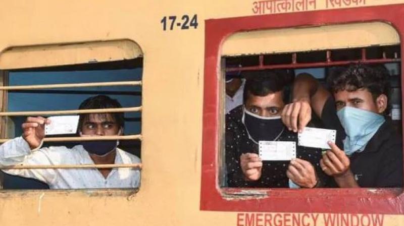Migrant worker shramik train fare controversy modi govt states congress Migrant worker shramik train fare controversy modi govt states congress