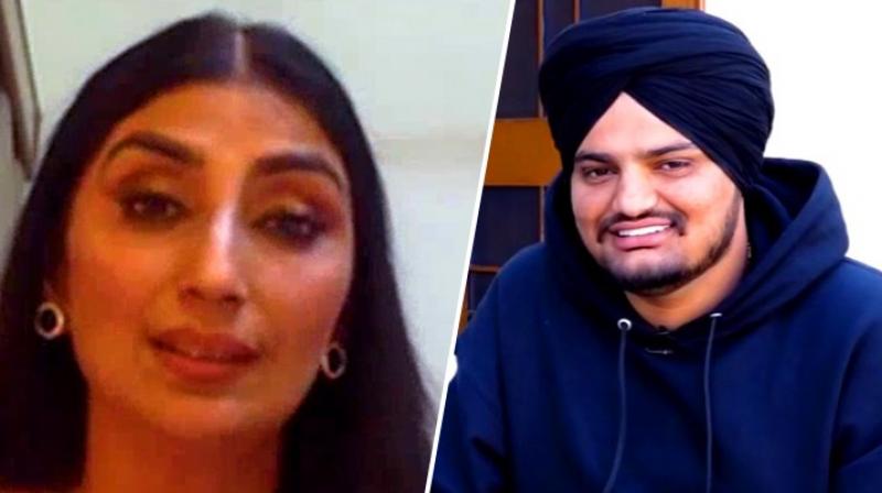 Jaswinder Kaur Brar with Sidhu Moose Wala Jaswinder Kaur Brar with Sidhu Moose Wala