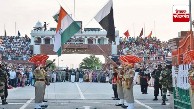 Retreat Ceremony at Attari-Wagah border News in punjabi Retreat Ceremony at Attari-Wagah border News in punjabi