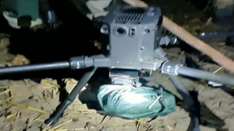 BSF shot down Pakistani drone on Amritsar border BSF shot down Pakistani drone on Amritsar border