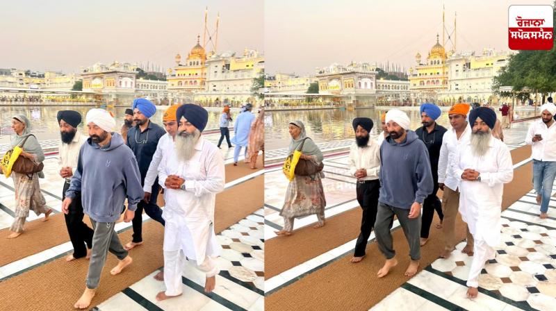 Sunny Deol pays obeisance at Sachkhand Sri Harmandir Sahib