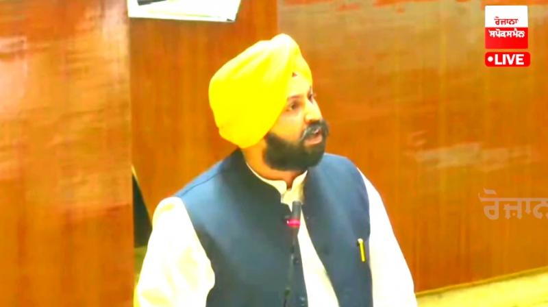 Jail Minister Harjot Bains Jail Minister Harjot Bains