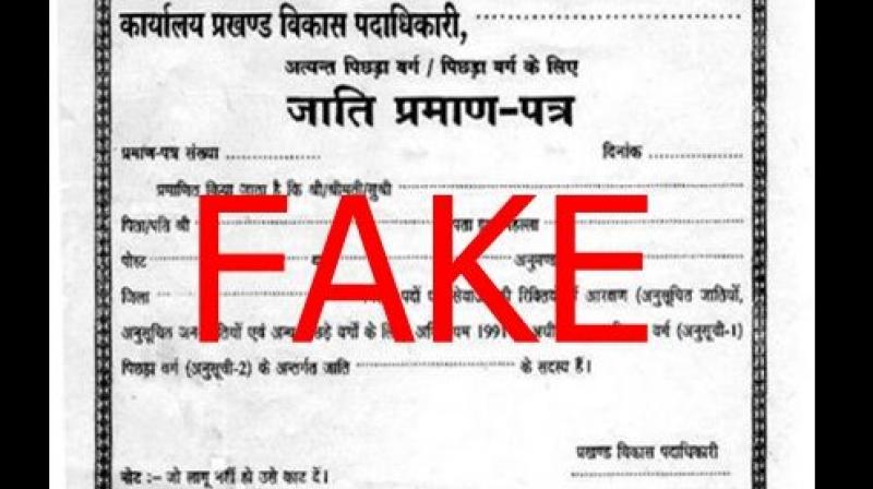 Fake Certificate Case Fake Certificate Case