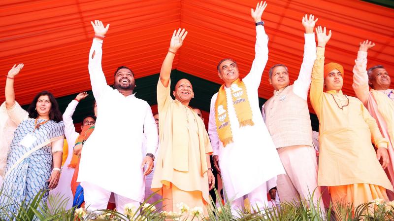 Yogi Adityanath In Chandigarh Yogi Adityanath In Chandigarh