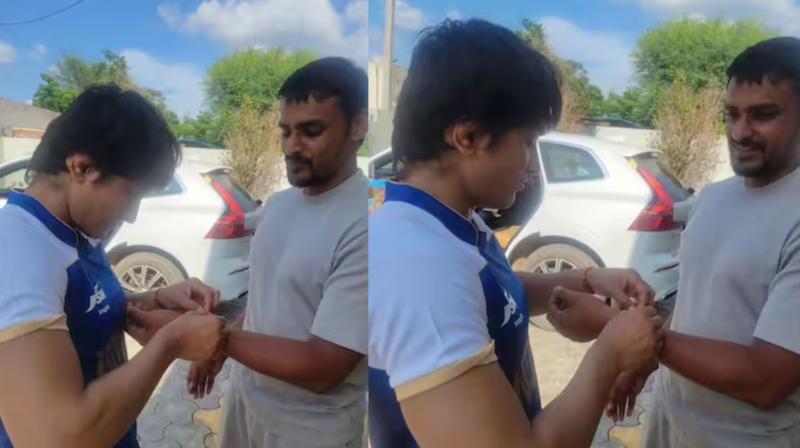 Vinesh tied his brother, saying - My brother earned only this much in his life Vinesh tied his brother, saying - My brother earned only this much in his life