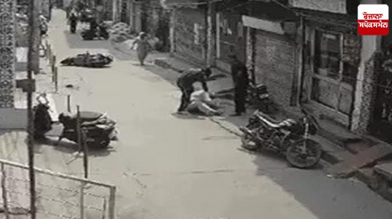 Brutally beaten by son-in-law and father-in-law Brutally beaten by son-in-law and father-in-law