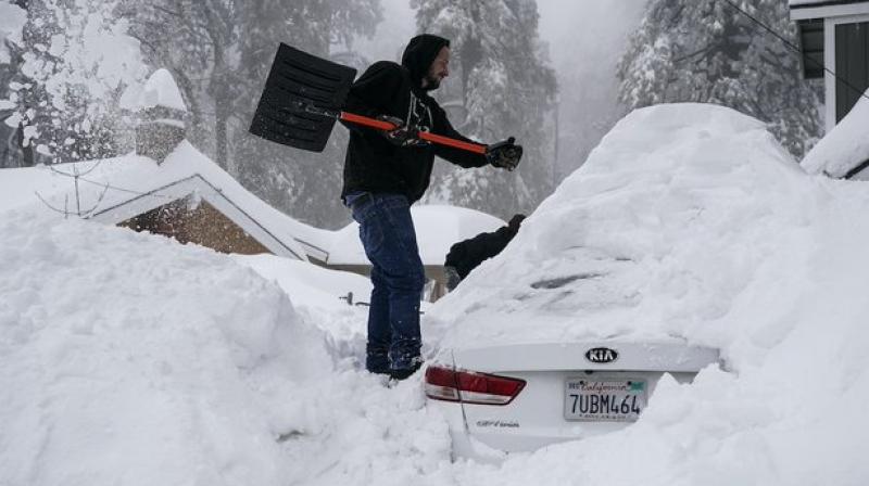 Blizzard in California, emergency in 13 cities