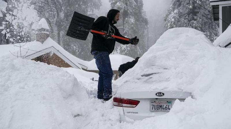 Blizzard in California, emergency in 13 cities Blizzard in California, emergency in 13 cities