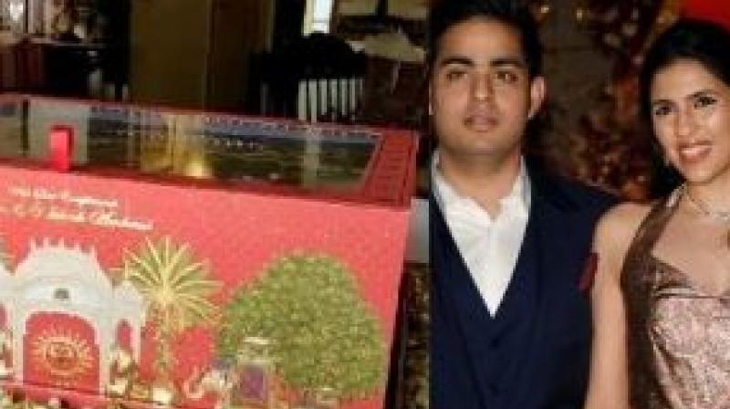 Akash Ambani Wedding Card Akash Ambani Wedding Card