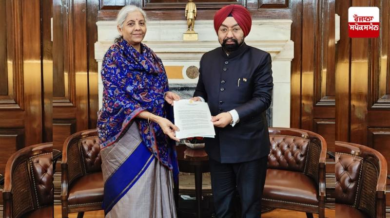 MP Vikramjit Singh Sahni sought Finance Minister's intervention for Rural and Market Development Fees (RDF and MDF). MP Vikramjit Singh Sahni sought Finance Minister's intervention for Rural and Market Development Fees (RDF and MDF).