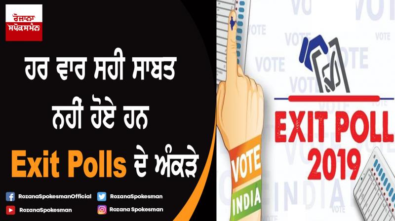 Exit polls are not right every time Exit polls are not right every time