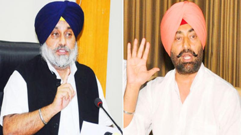 sukhbir with sukhpal sukhbir with sukhpal