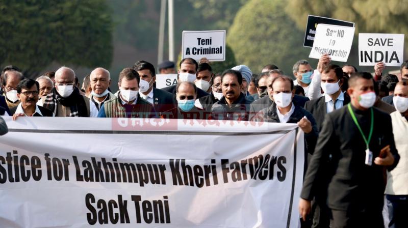 Opposition March Over Lakhimpur Case