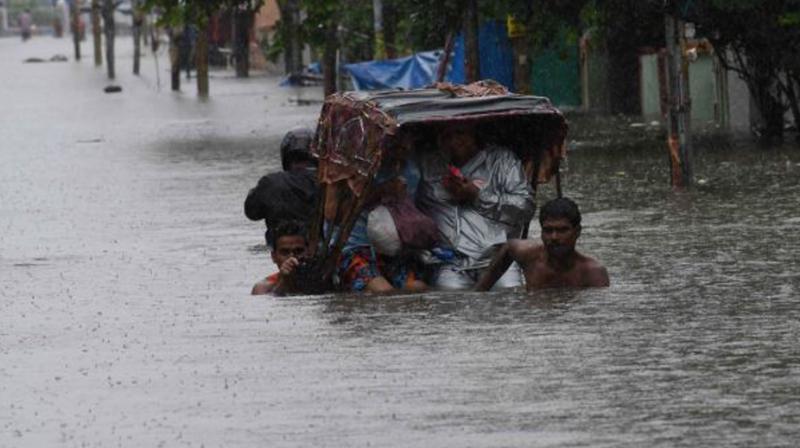 Patna high alert in fifteen districts of bihar due to heavy rain fall Patna high alert in fifteen districts of bihar due to heavy rain fall