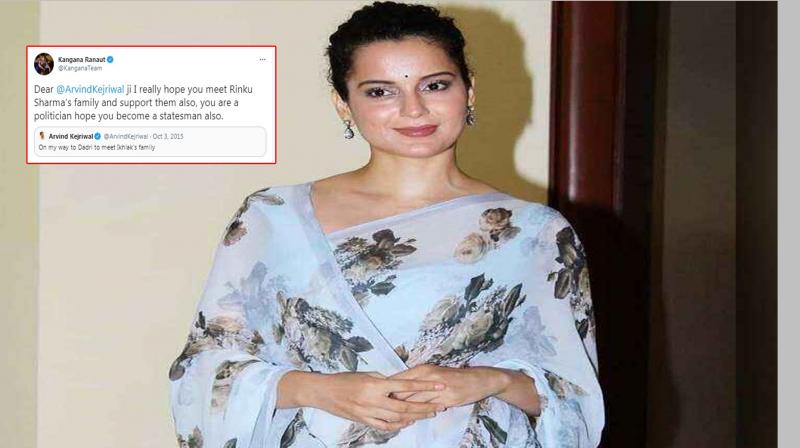 Kangana Ranaut tweet Kangana Ranaut tweet