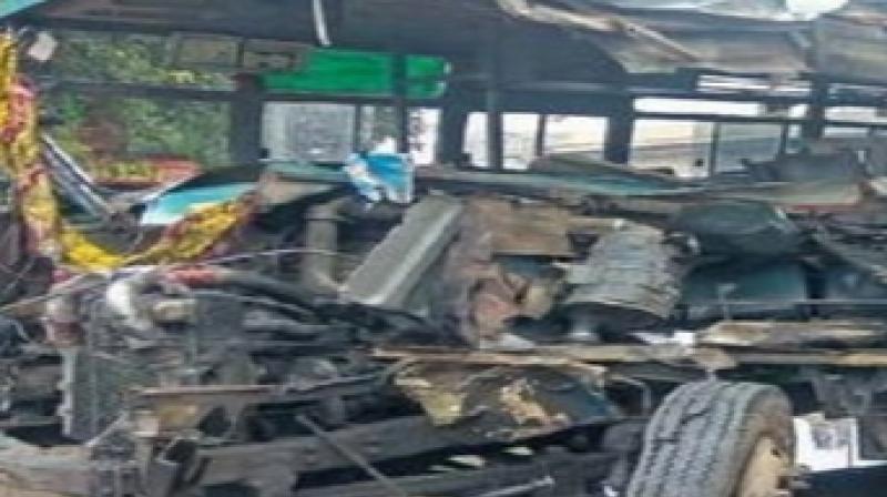 Khanna Woman Died in an accident Khanna Woman Died in an accident