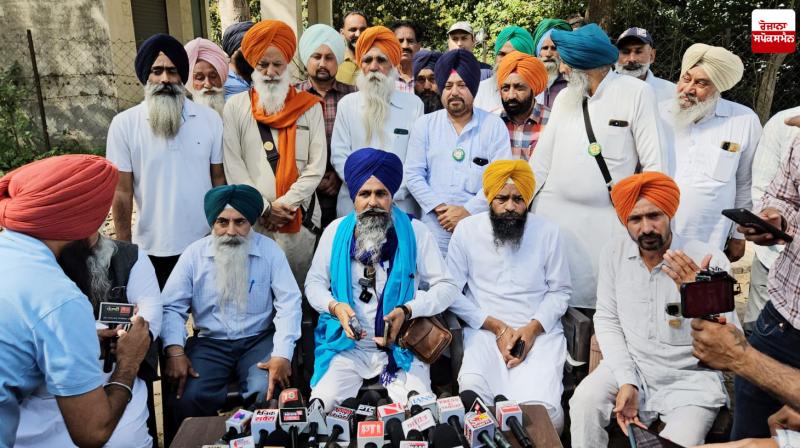 Sarwan Singh Pandher's first press conference after release Sarwan Singh Pandher's first press conference after release