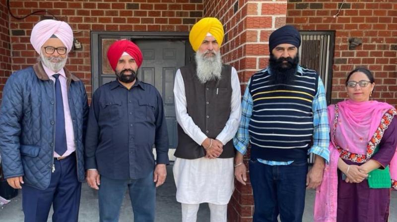 SGPC Secretary met Sajjan Singh in The US SGPC Secretary met Sajjan Singh in The US