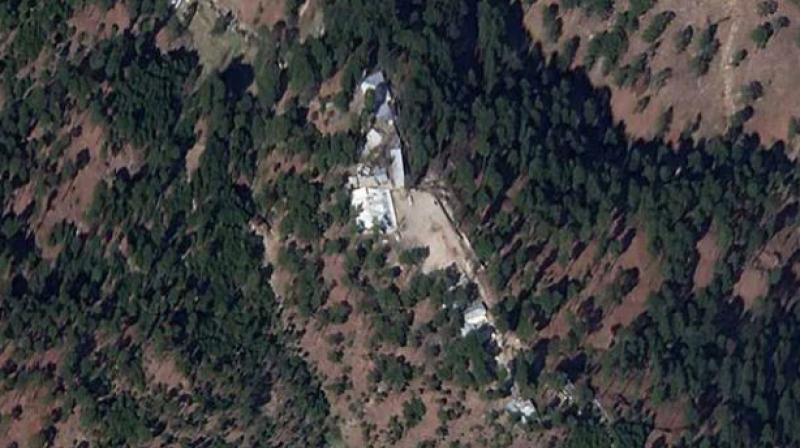 Satellite images after the attack on the Jaish-e-Mohammad camp Satellite images after the attack on the Jaish-e-Mohammad camp