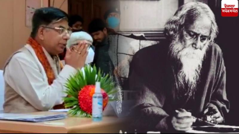Rabindranath Tagore's mother refused to take him in her arms as he was dark, says Union minister Rabindranath Tagore's mother refused to take him in her arms as he was dark, says Union minister