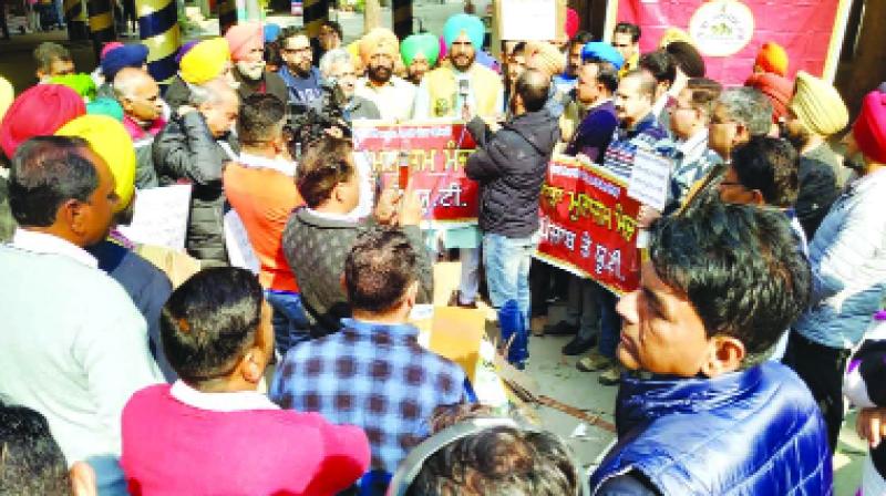 Employees celebrated cold lohri Employees celebrated cold lohri