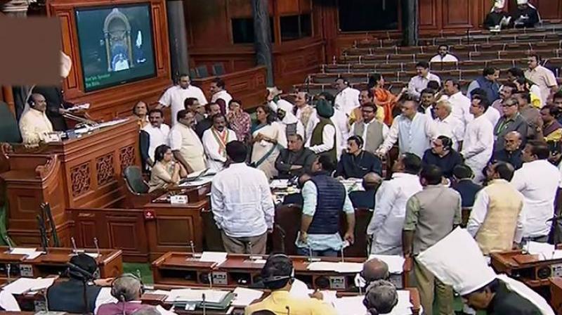 Parliament live lok sabha rajya sabha congress to protest on hyderabad issue Parliament live lok sabha rajya sabha congress to protest on hyderabad issue