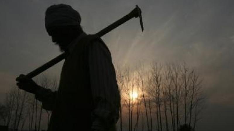 Every farmer family in country has an average debt of 74,121 rupees Every farmer family in country has an average debt of 74,121 rupees