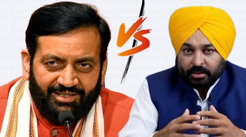 ਮੁੱਖ ਮੰਤਰੀ ਨਾਇਬ ਸੈਣੀ ਅਤੇ ਮੁੱਖ ਮੰਤਰੀ ਭਗਵੰਤ ਮਾਨ ਮੁੱਖ ਮੰਤਰੀ ਨਾਇਬ ਸੈਣੀ ਅਤੇ ਮੁੱਖ ਮੰਤਰੀ ਭਗਵੰਤ ਮਾਨ