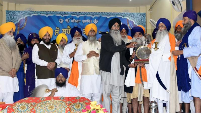 Giani Jagtar Singh honored on his retirement Giani Jagtar Singh honored on his retirement