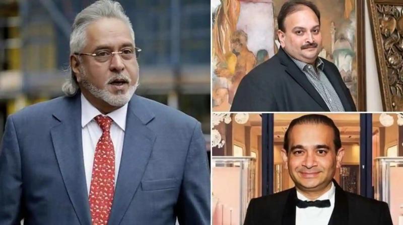 Vijay Mallya, Nirav Modi and Mehul Choksi