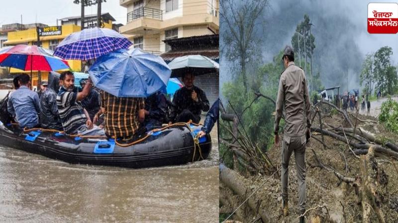 Heavy rains cause floods in northeastern states News in punjabi Heavy rains cause floods in northeastern states News in punjabi