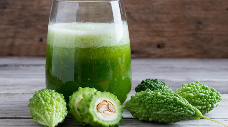 Drinking bitter gourd juice will strengthen immunity Drinking bitter gourd juice will strengthen immunity