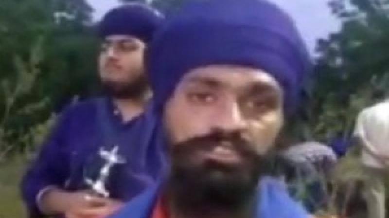 Disrespect again: Gutka Sahib limbs found in vacant plot, protest in Sikh community Disrespect again: Gutka Sahib limbs found in vacant plot, protest in Sikh community