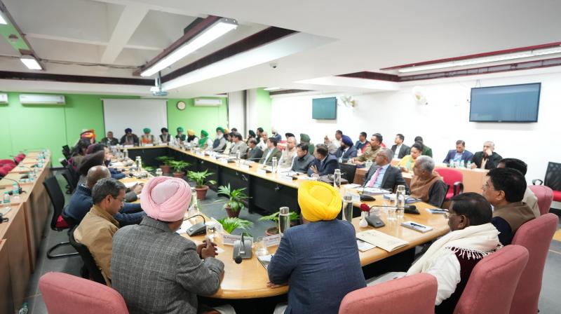 Union government-farmers meeting ends, next round of talks on February 18 Union government-farmers meeting ends, next round of talks on February 18